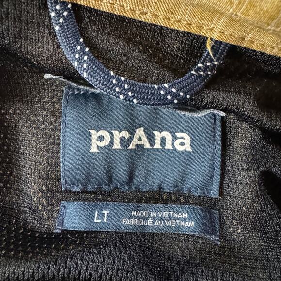 PrAna Mens Large TALL Garvan Shirt Button-Up Short Sleeve Wicking Embark Pockets - Picture 5 of 6